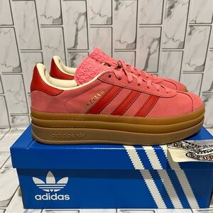 adidas Women's Sneakers in Pink and Red